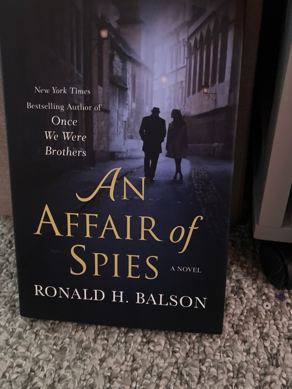 An Affair of Spies by - Hardcover Novel in Black